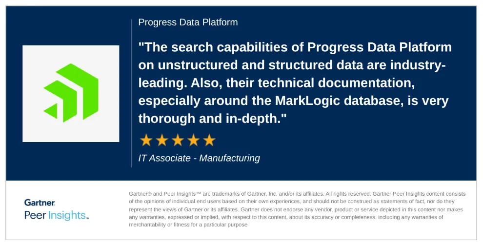PDP Manufacturing Gartner Review
